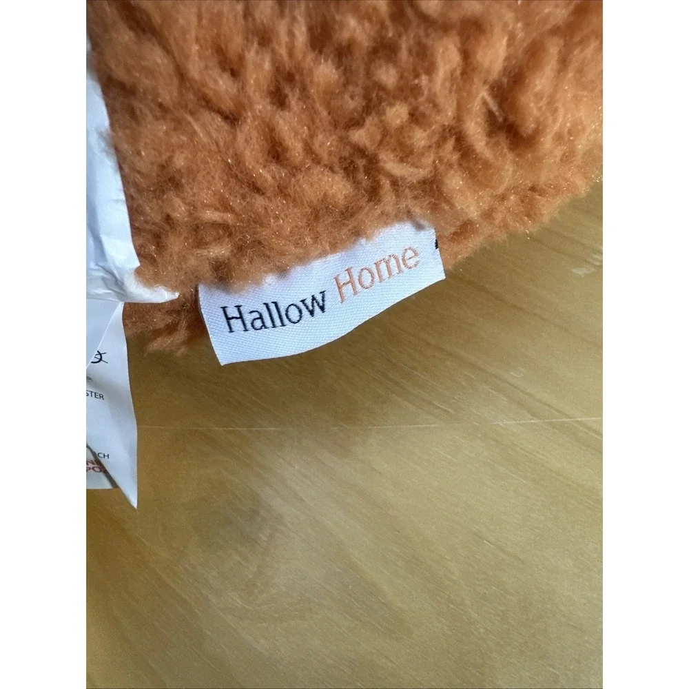 Hallow Home Down Alternative Decorative Pumpkin Halloween Throw Pillow!